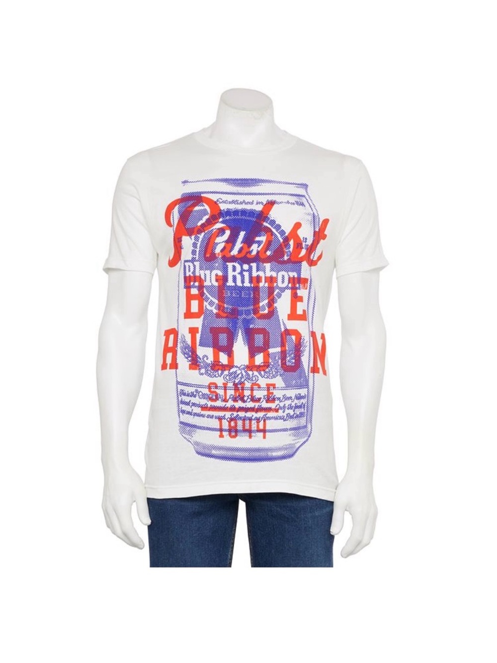 Pabst Blue Ribbon Short Sleeve, Jumbo Can Lightweight Tee-shirt. NEW!